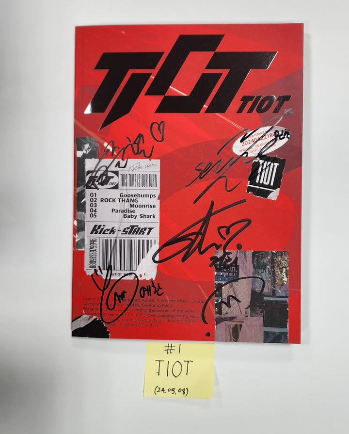 TIOT "Kick-START" - Hand Autographed(Signed) Promo Album [24.5.8] - HALLYUSUPERSTORE