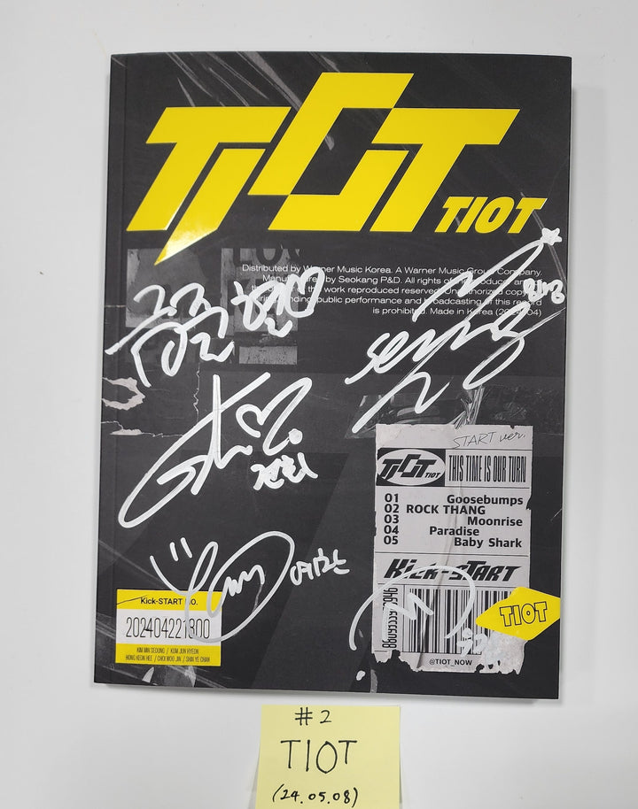 TIOT "Kick-START" - Hand Autographed(Signed) Promo Album [24.5.8] - HALLYUSUPERSTORE