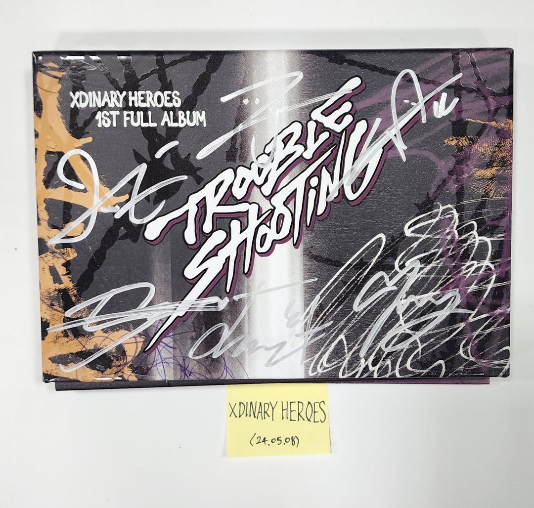 Xdinary Heroes "Troubleshooting" - Hand Autographed(Signed) Promo Album [24.5.8] - HALLYUSUPERSTORE