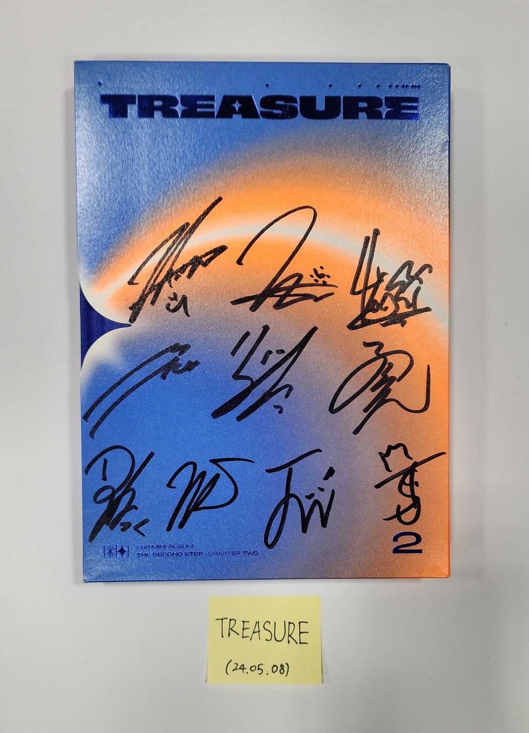 Treasure 'THE SECOND STEP : CHAPTER TWO' - Hand Autographed(Signed) Promo Album [24.5.8] - HALLYUSUPERSTORE