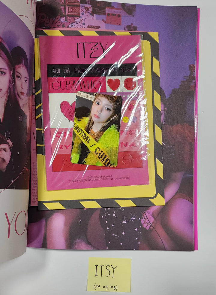 ITZY "Guess Who" - Hand Autographed(Signed) Promo Album [24.5.8] - HALLYUSUPERSTORE