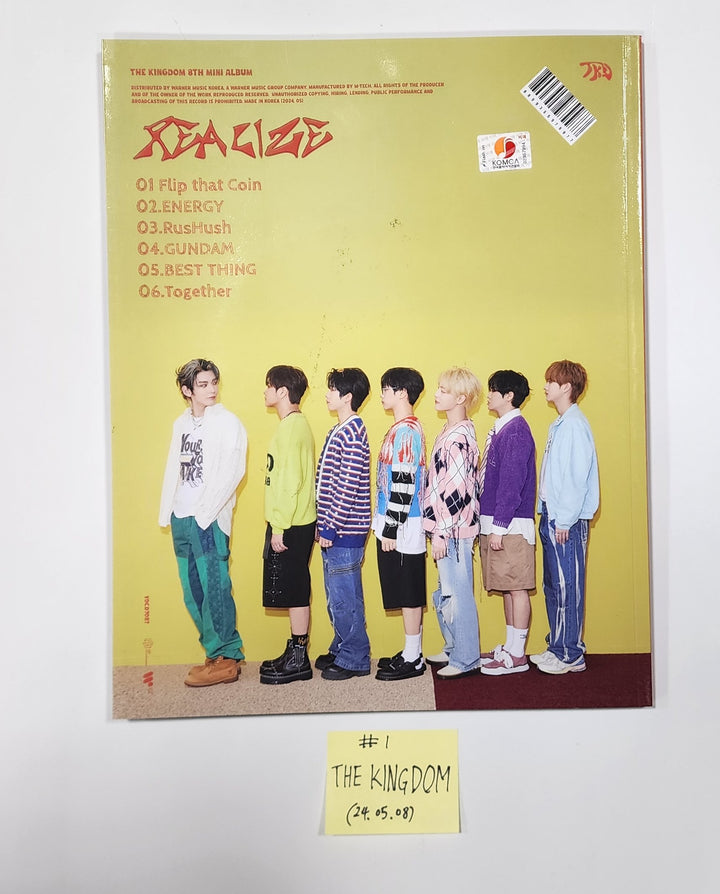 The KingDom "REALIZE" - Hand Autographed(Signed) Promo Album [24.5.8] - HALLYUSUPERSTORE