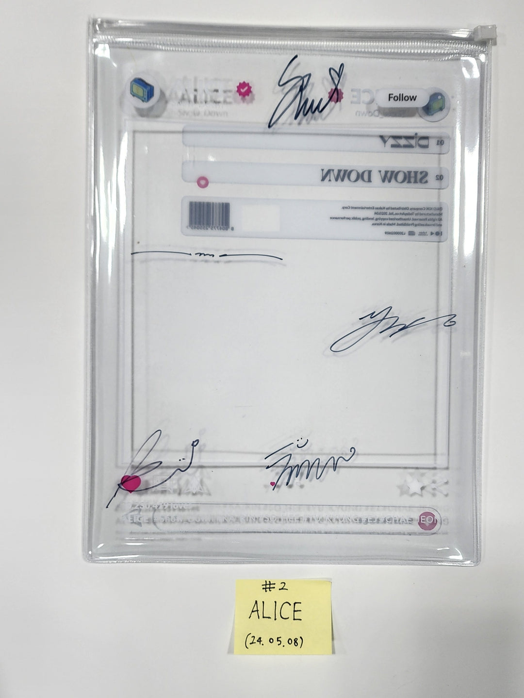 ALICE  - Hand Autographed(Signed) Album [24.5.8] - HALLYUSUPERSTORE