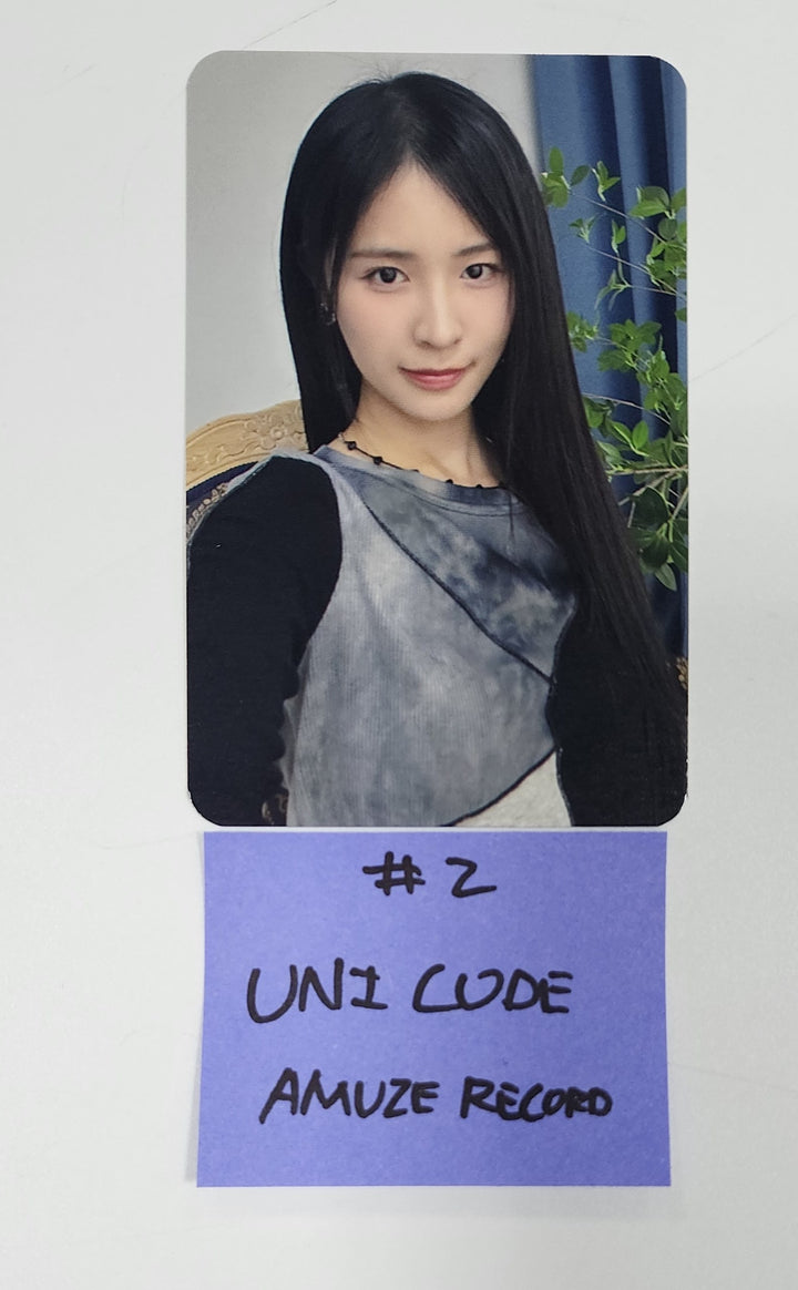 UNICODE "Hello World : Code J" - Amuze Record Fansign Event Photocard Round 2 [24.5.8] - HALLYUSUPERSTORE