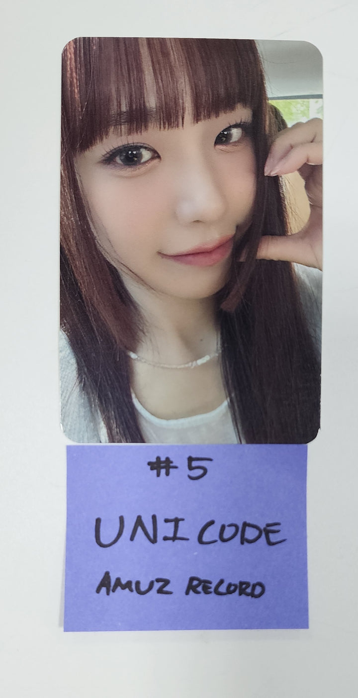 UNICODE "Hello World : Code J" - Amuze Record Fansign Event Photocard Round 2 [24.5.8] - HALLYUSUPERSTORE