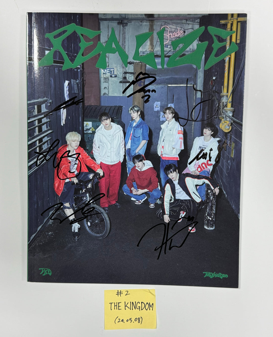The KingDom "REALIZE" - Hand Autographed(Signed) Promo Album [24.5.8] - HALLYUSUPERSTORE