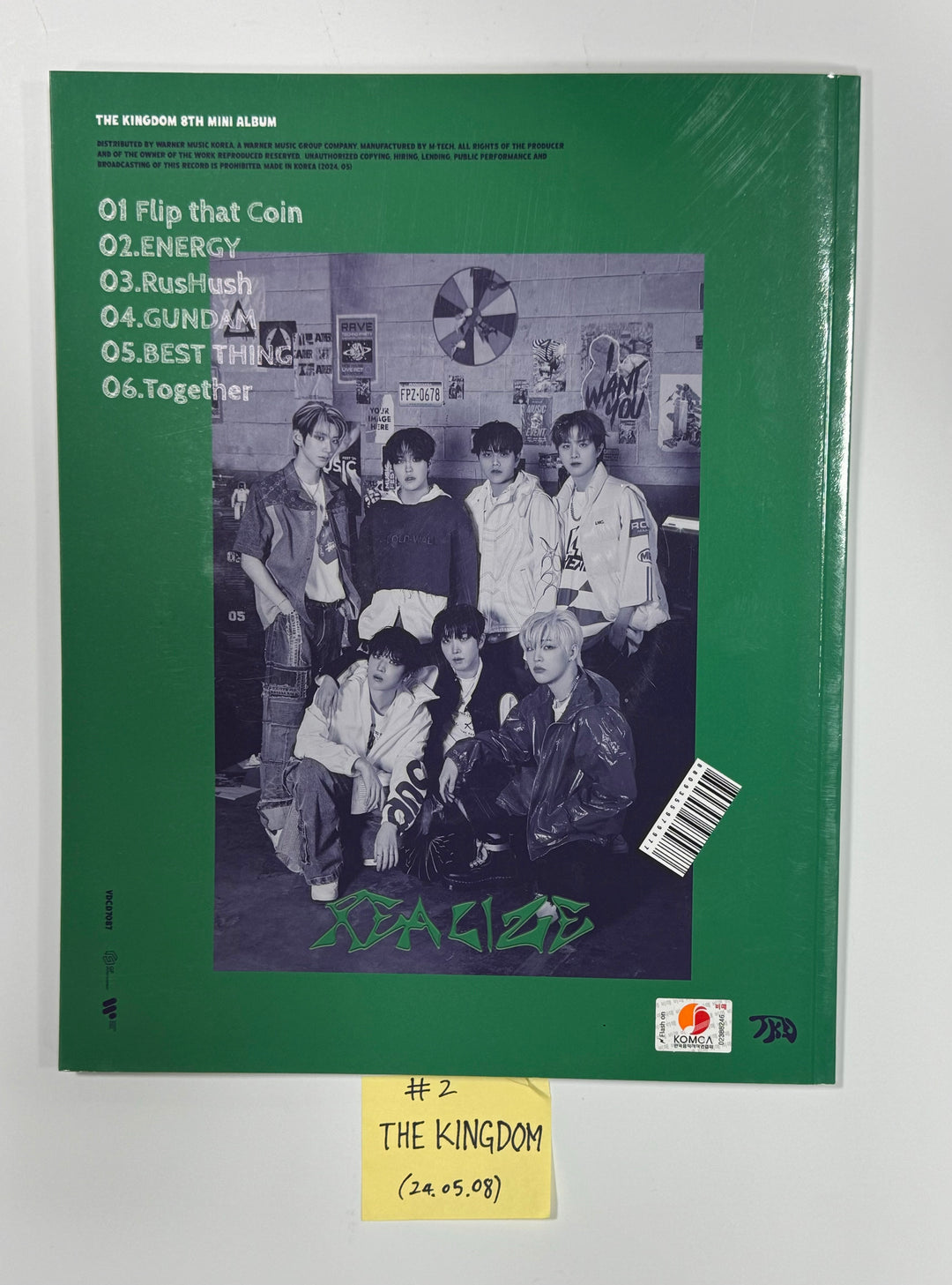 The KingDom "REALIZE" - Hand Autographed(Signed) Promo Album [24.5.8] - HALLYUSUPERSTORE