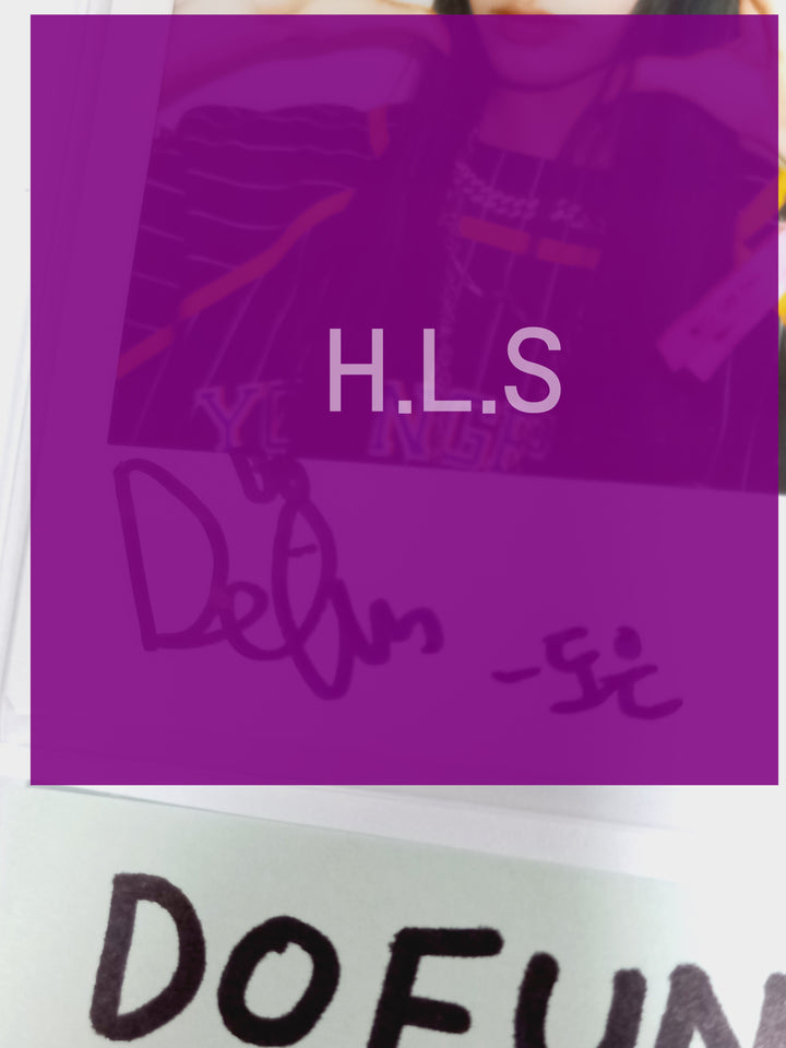 DoEun (of Young Posse) "XXL"  - Hand Autographed(Signed) Polaroid [24.5.9] - HALLYUSUPERSTORE
