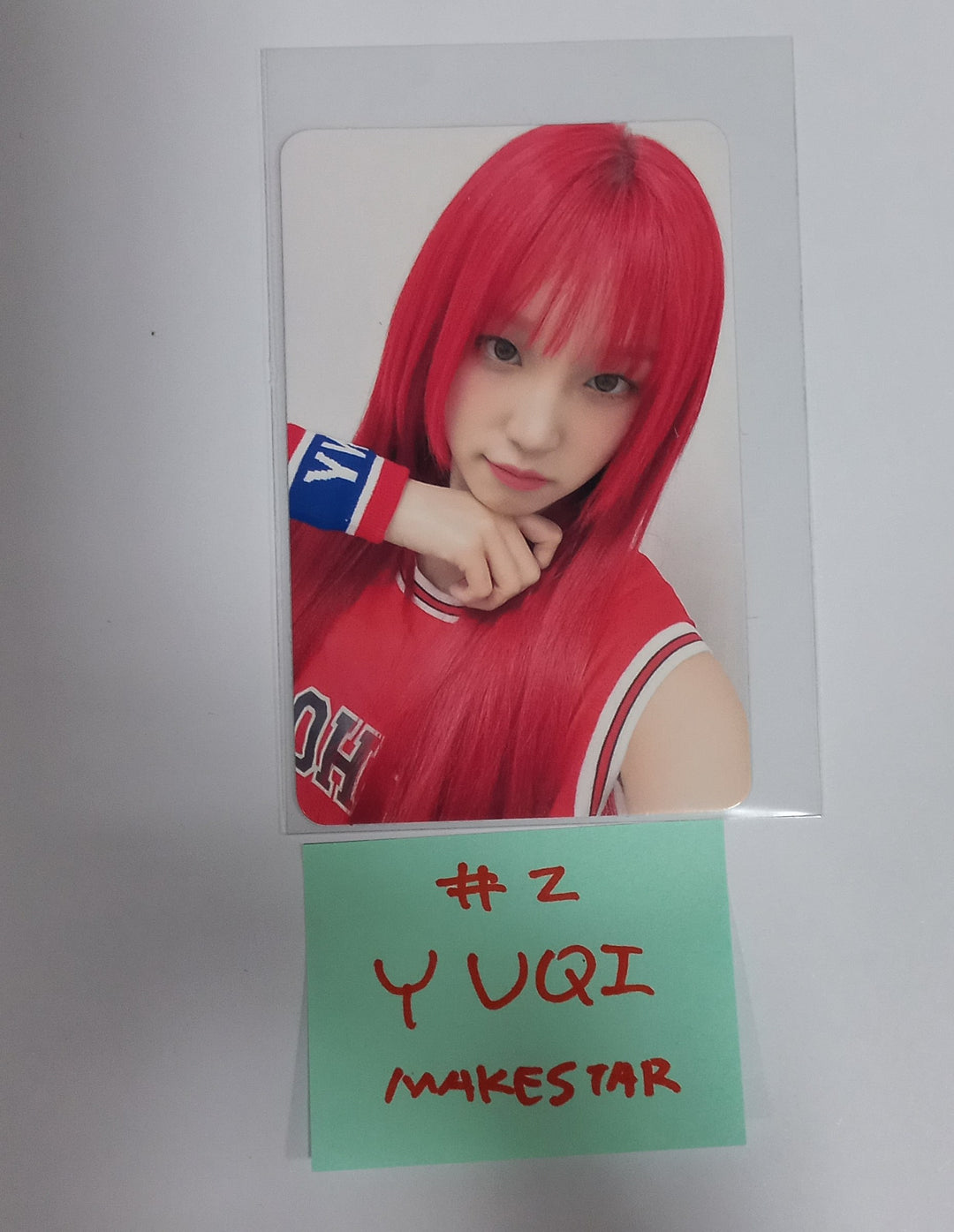 YUQI "YUQ1" - Makestar Fansign Event Photocard Round 2 [24.5.9] - HALLYUSUPERSTORE