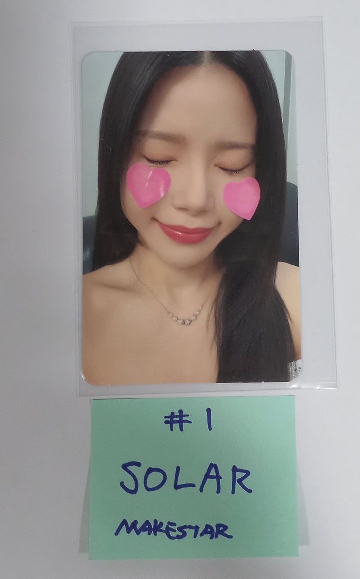 SOLAR "COLOURS" - Makestar Fansign Event Photocard, 2 Cut Photo [Palette Ver.] [24.5.9] - HALLYUSUPERSTORE