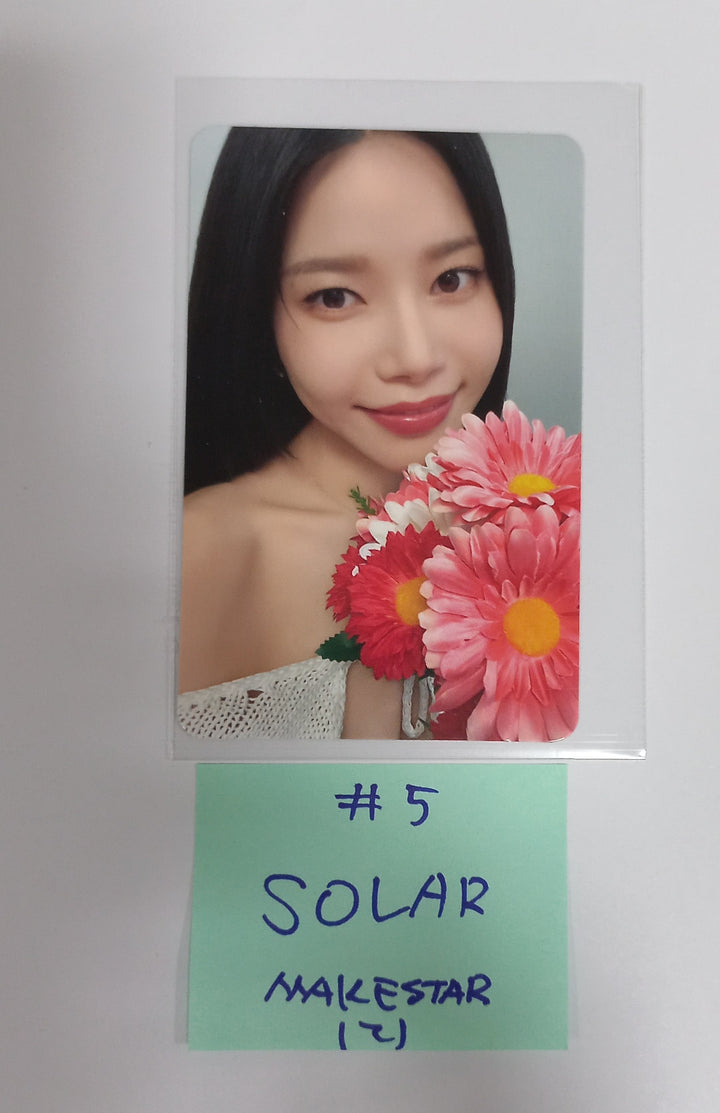 SOLAR "COLOURS" - Makestar Fansign Event Photocard, 2 Cut Photo [Palette Ver.] [24.5.9] - HALLYUSUPERSTORE