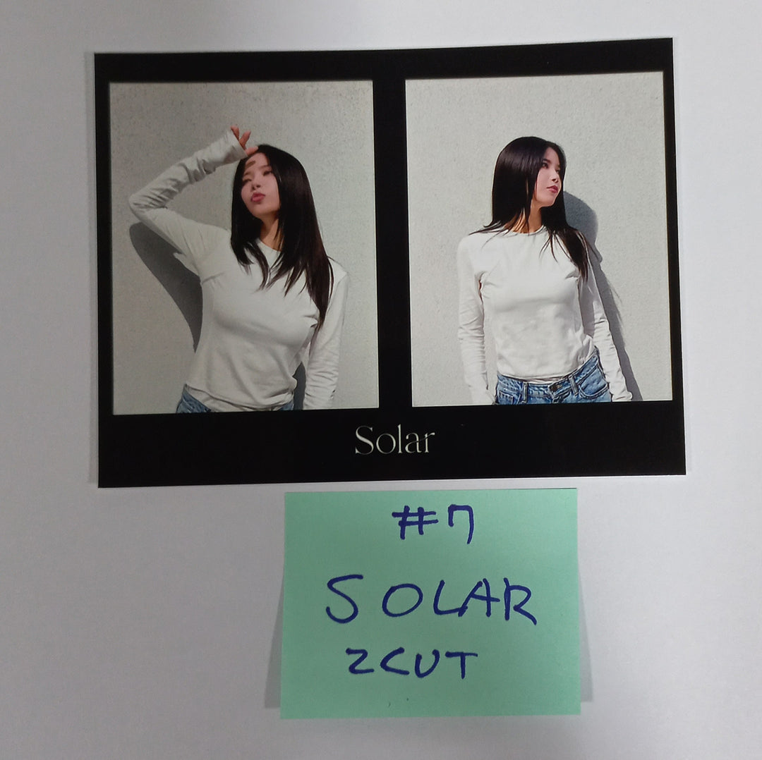 SOLAR "COLOURS" - Makestar Fansign Event Photocard, 2 Cut Photo [Palette Ver.] [24.5.9] - HALLYUSUPERSTORE