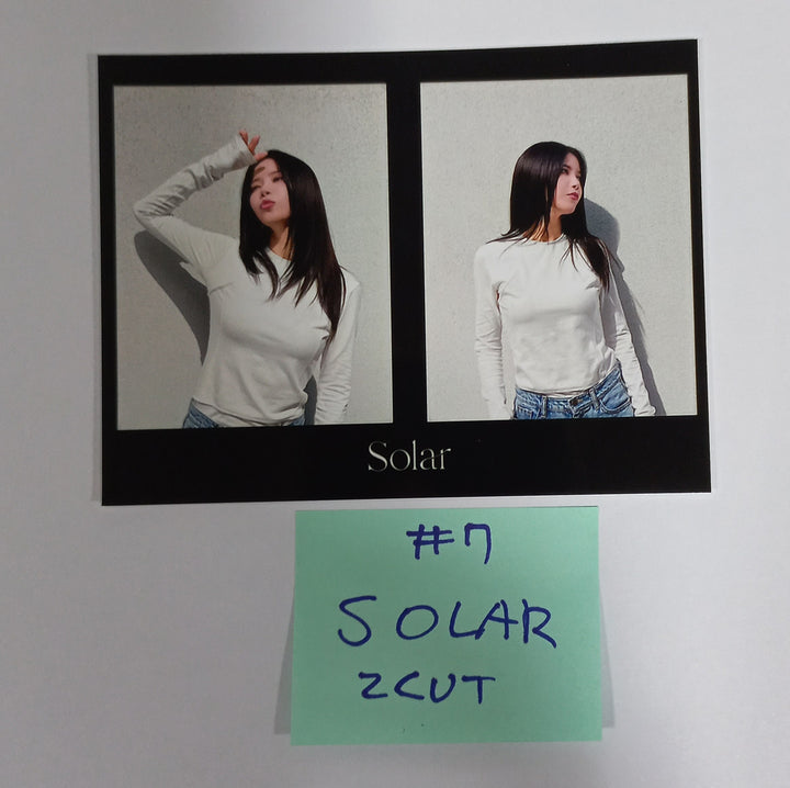 SOLAR "COLOURS" - Makestar Fansign Event Photocard, 2 Cut Photo [Palette Ver.] [24.5.9] - HALLYUSUPERSTORE
