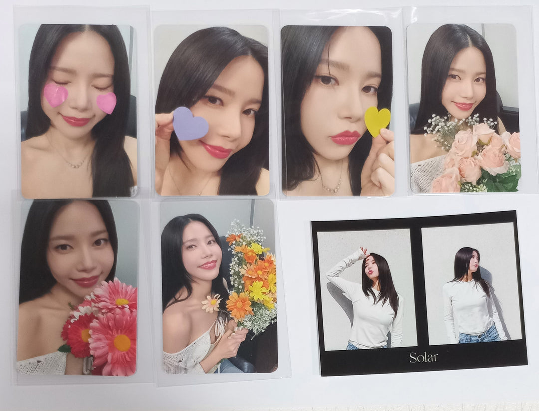 SOLAR "COLOURS" - Makestar Fansign Event Photocard, 2 Cut Photo [Palette Ver.] [24.5.9] - HALLYUSUPERSTORE