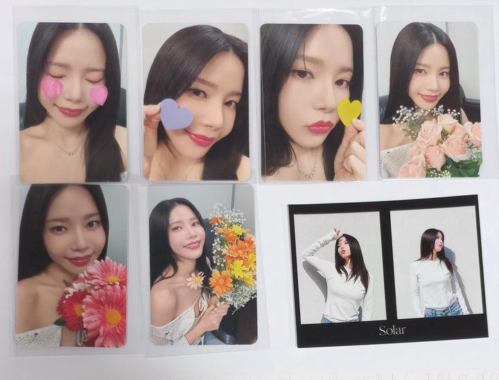 SOLAR "COLOURS" - Makestar Fansign Event Photocard, 2 Cut Photo [Palette Ver.] [24.5.9] - HALLYUSUPERSTORE