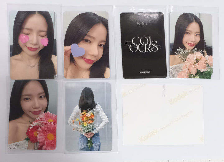 SOLAR "COLOURS" - Makestar Fansign Event Photocard, 2 Cut Photo [Palette Ver.] [24.5.9] - HALLYUSUPERSTORE