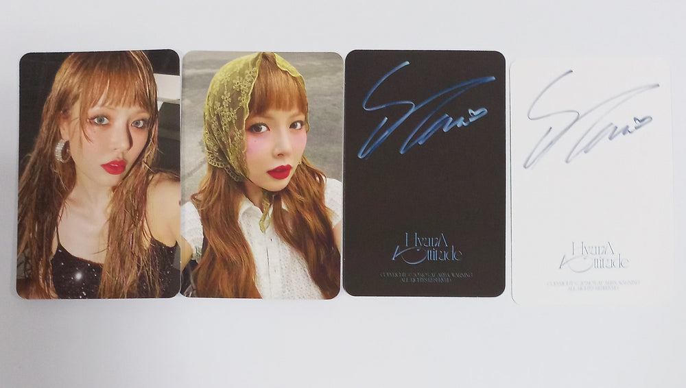 Hyuna "Attitude" - Official Photocard [24.5.9] - HALLYUSUPERSTORE