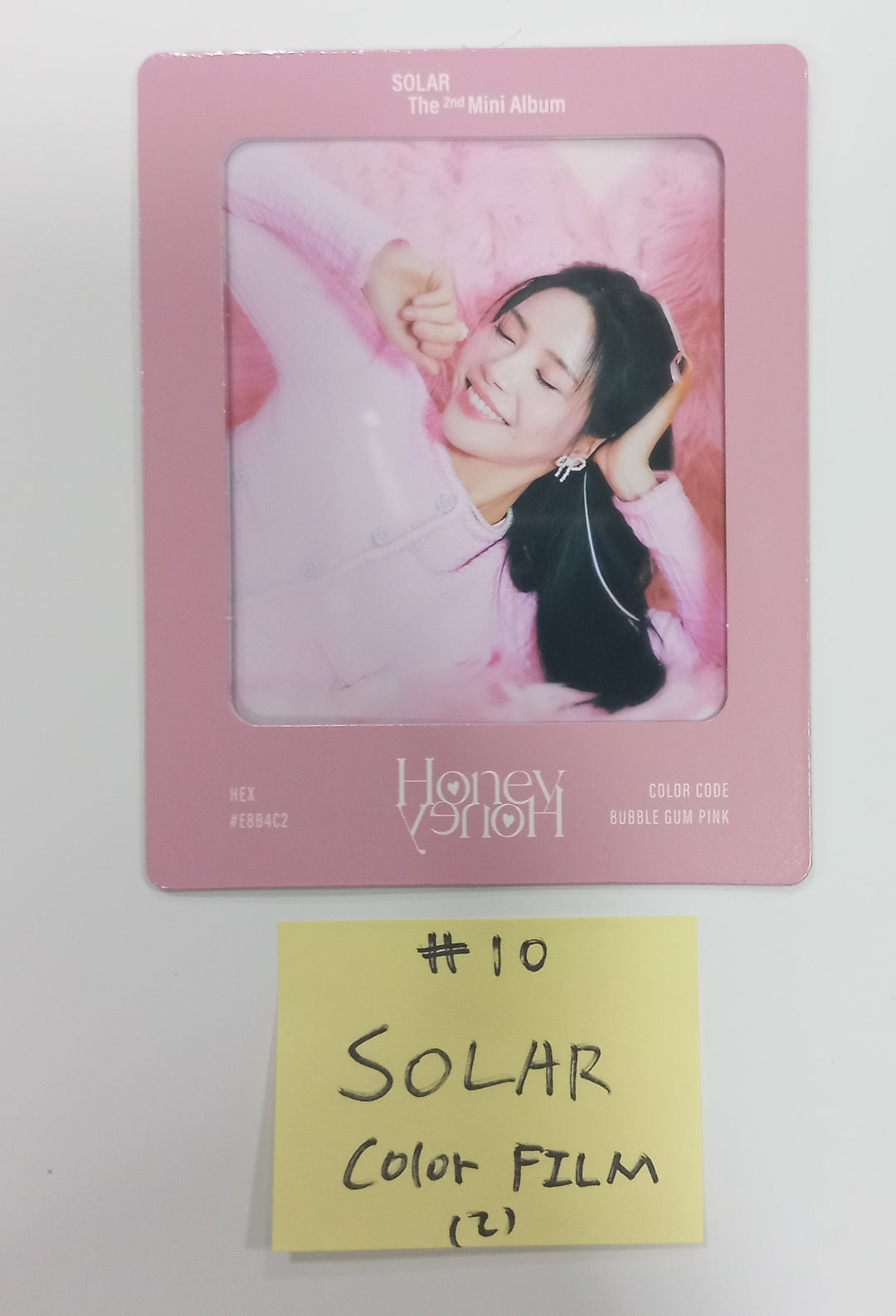 SOLAR "COLOURS" - Official Photocard, Color Film [Palette Ver.] [24.5.9] - HALLYUSUPERSTORE