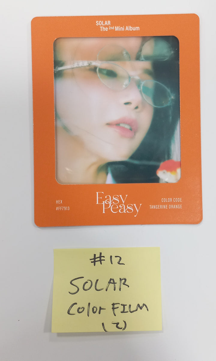 SOLAR "COLOURS" - Official Photocard, Color Film [Palette Ver.] [24.5.9] - HALLYUSUPERSTORE
