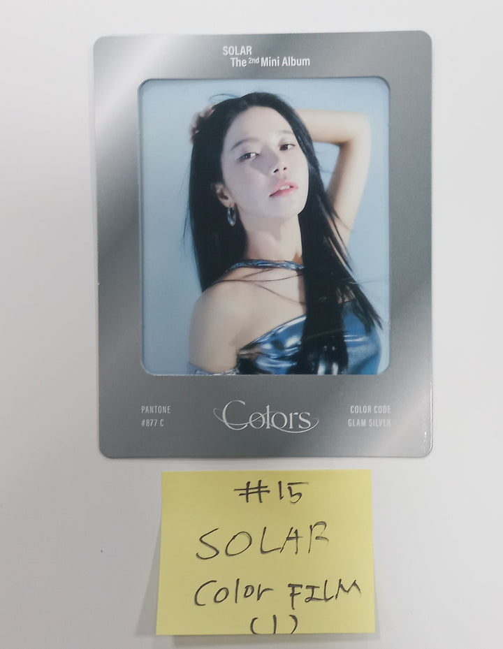 SOLAR "COLOURS" - Official Photocard, Color Film [Palette Ver.] [24.5.9] - HALLYUSUPERSTORE