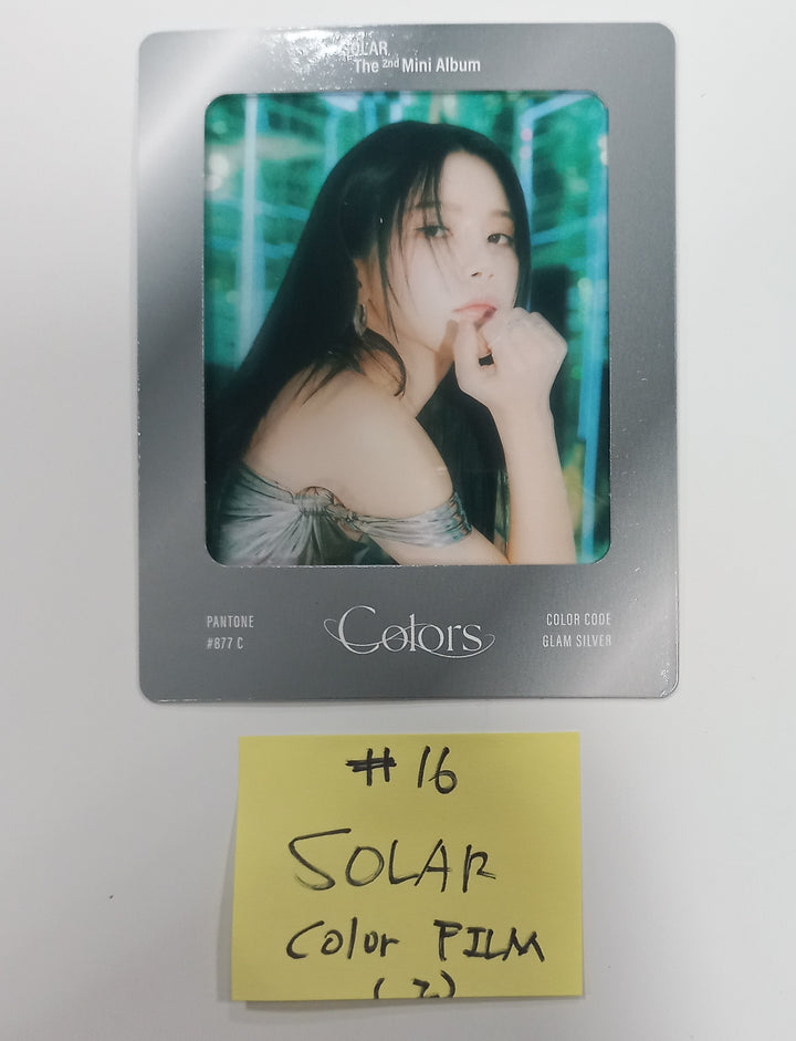SOLAR "COLOURS" - Official Photocard, Color Film [Palette Ver.] [24.5.9] - HALLYUSUPERSTORE