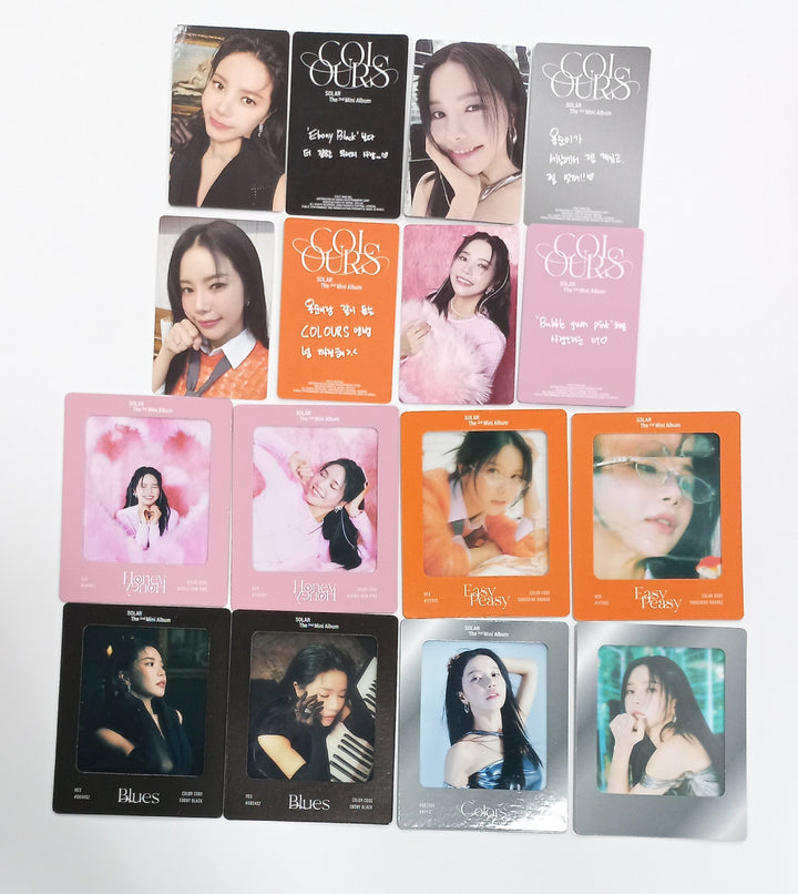 SOLAR "COLOURS" - Official Photocard, Color Film [Palette Ver.] [24.5.9] - HALLYUSUPERSTORE