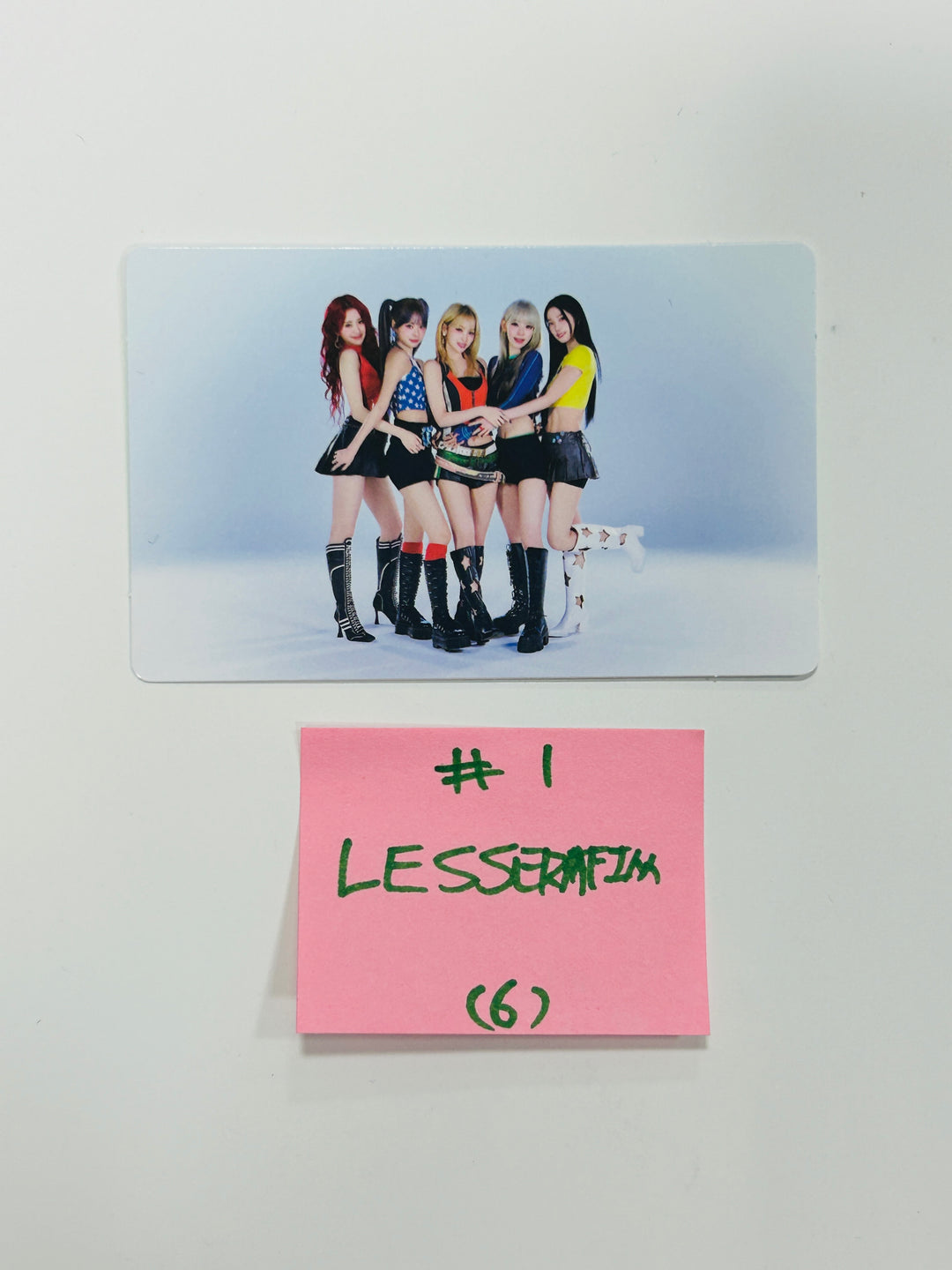 LE SSERAFIM "FEARNADA" - Official Mini Photocard (2) [24.5.10] - HALLYUSUPERSTORE