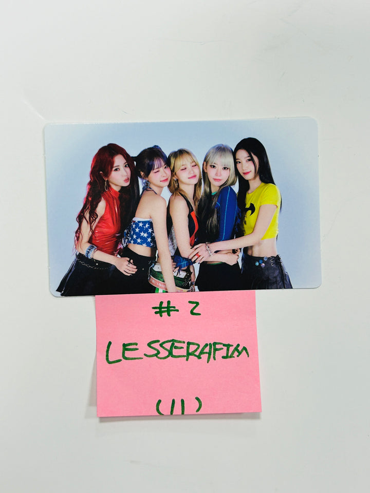 LE SSERAFIM "FEARNADA" - Official Mini Photocard (2) [24.5.10] - HALLYUSUPERSTORE