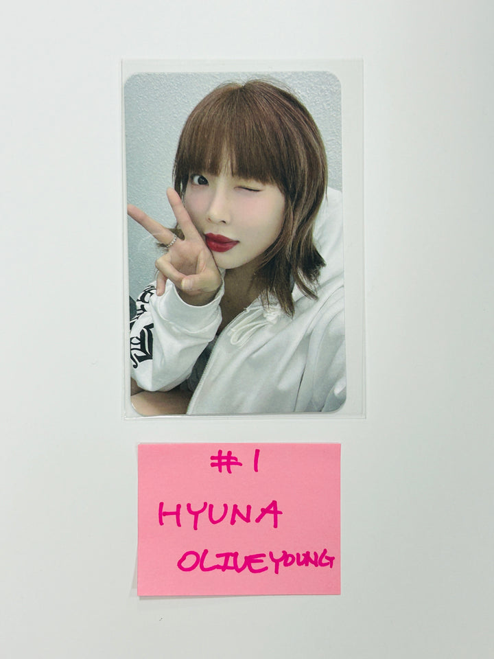 Hyuna "Attitude" - Olive Young Pre-Order Benefit Photocard [24.5.10] - HALLYUSUPERSTORE