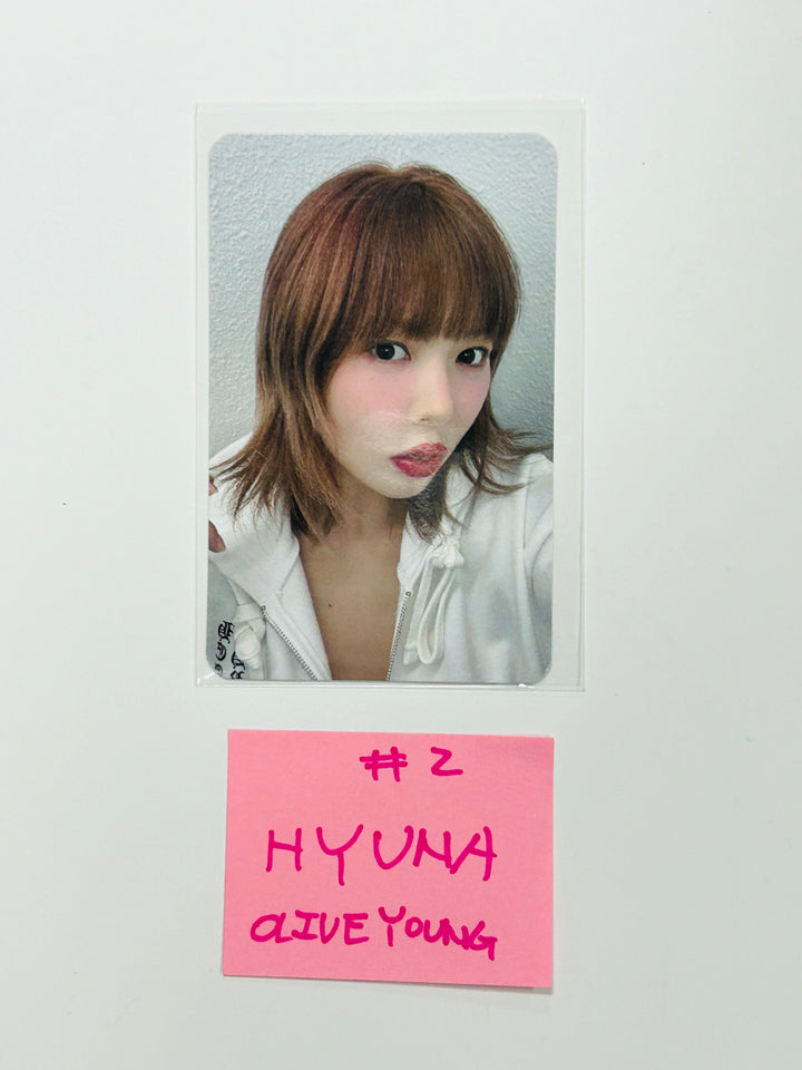 Hyuna "Attitude" - Olive Young Pre-Order Benefit Photocard [24.5.10] - HALLYUSUPERSTORE