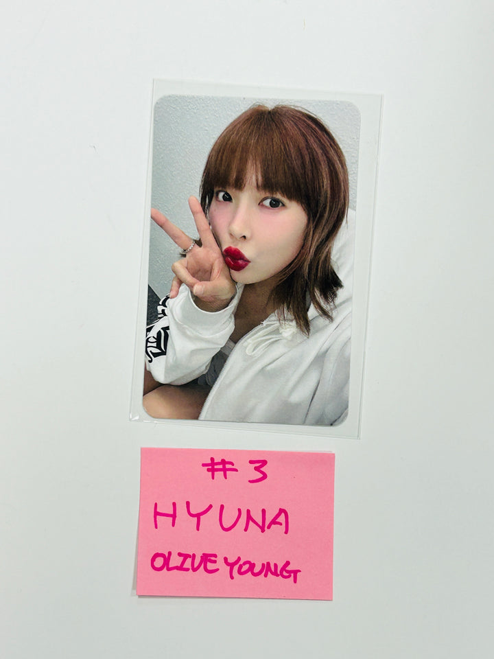 Hyuna "Attitude" - Olive Young Pre-Order Benefit Photocard [24.5.10] - HALLYUSUPERSTORE
