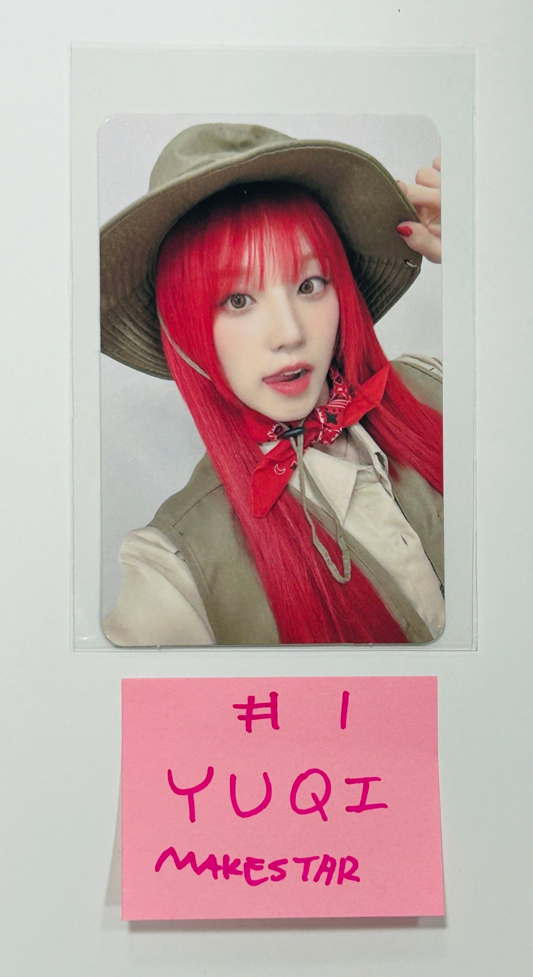 YUQI "YUQ1" - Makestar Fansign Event Photocard Round 3 [24.5.10] - HALLYUSUPERSTORE