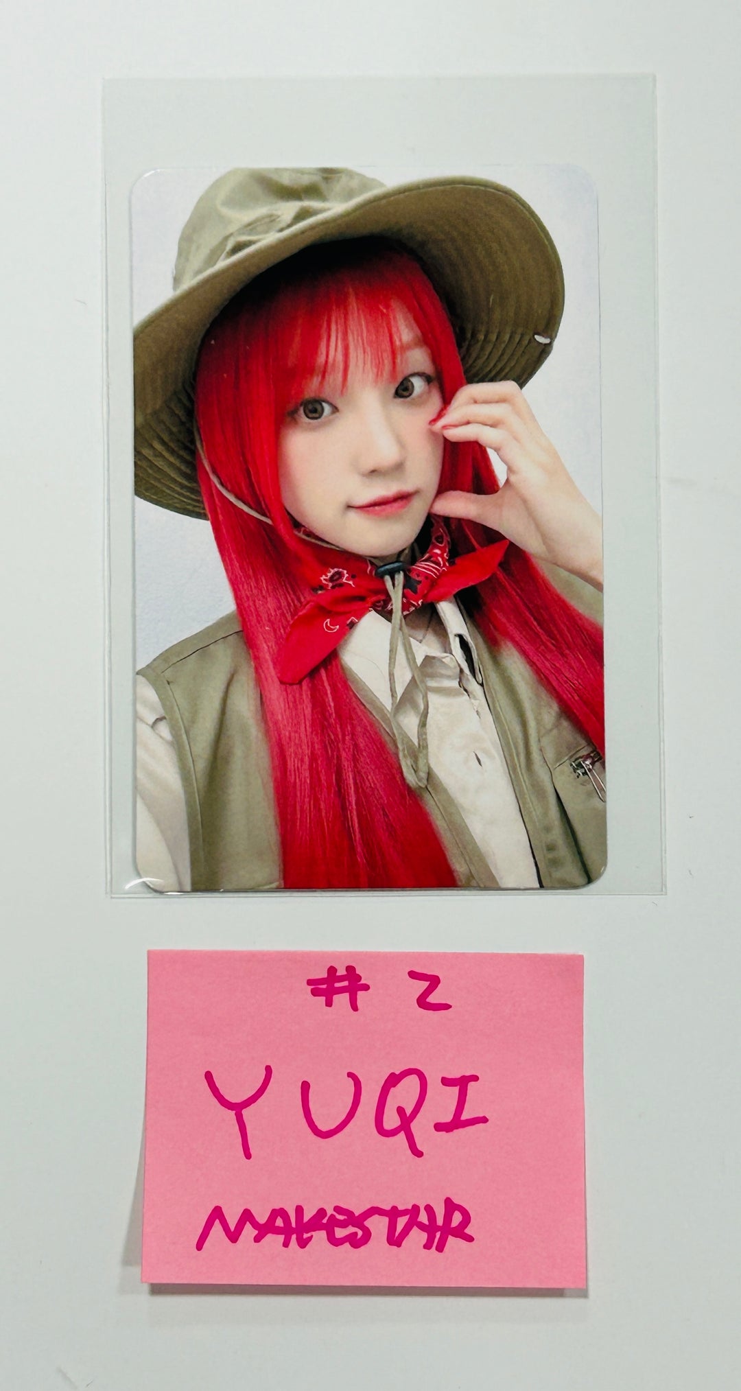 YUQI "YUQ1" - Makestar Fansign Event Photocard Round 3 [24.5.10] - HALLYUSUPERSTORE