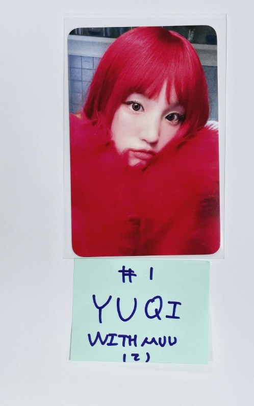 YUQI "YUQ1" - Withmuu Fansign Event Photocard [24.5.13] - HALLYUSUPERSTORE