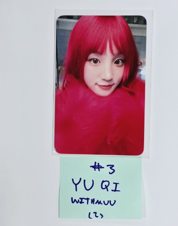 YUQI "YUQ1" - Withmuu Fansign Event Photocard [24.5.13] - HALLYUSUPERSTORE