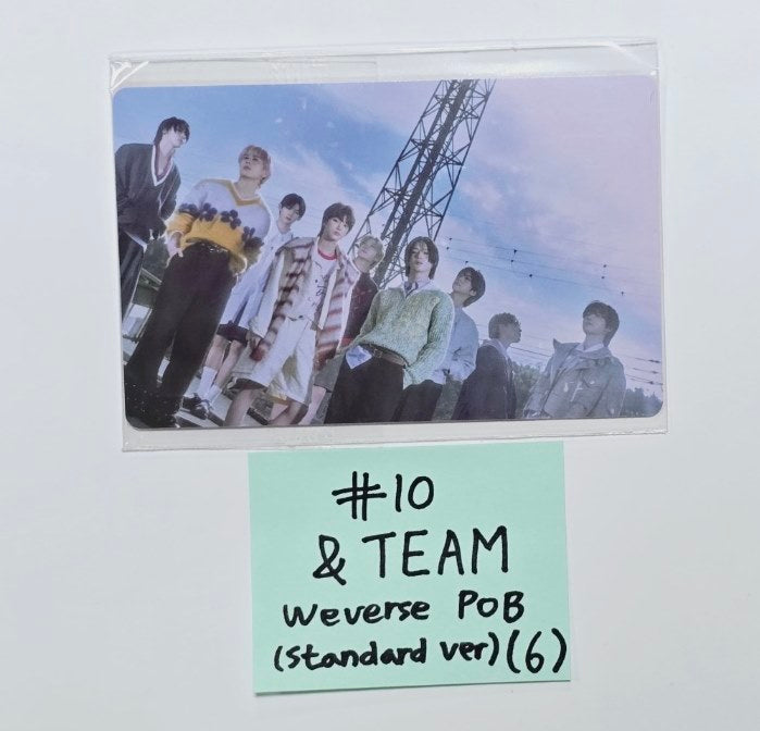 &amp;TEAM "Samidare" - Weverse Shop Pre-Order Benefit Photocard, Postcard [24.5.13] - HALLYUSUPERSTORE