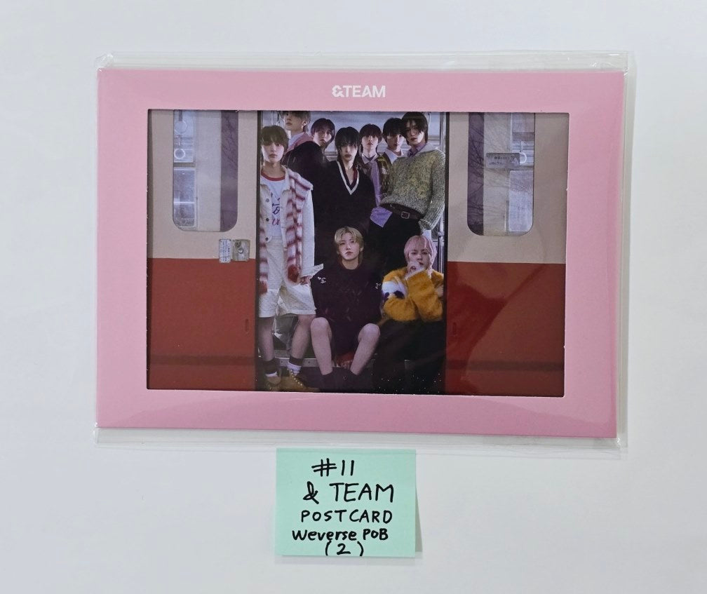 &amp;TEAM "Samidare" - Weverse Shop Pre-Order Benefit Photocard, Postcard [24.5.13] - HALLYUSUPERSTORE