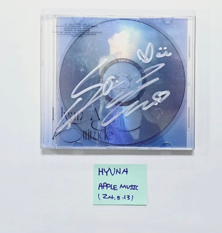 Hyuna "Attitude" - Hand Autographed(Signed) Album [24.5.13] - HALLYUSUPERSTORE