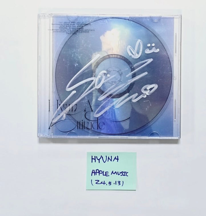 Hyuna "Attitude" - Hand Autographed(Signed) Album [24.5.13] - HALLYUSUPERSTORE