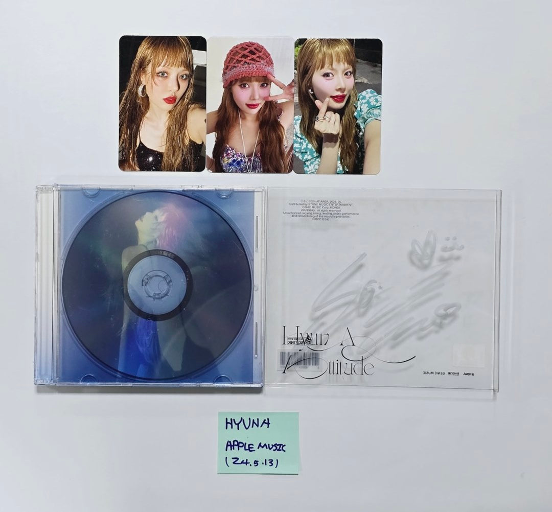 Hyuna "Attitude" - Hand Autographed(Signed) Album [24.5.13] - HALLYUSUPERSTORE