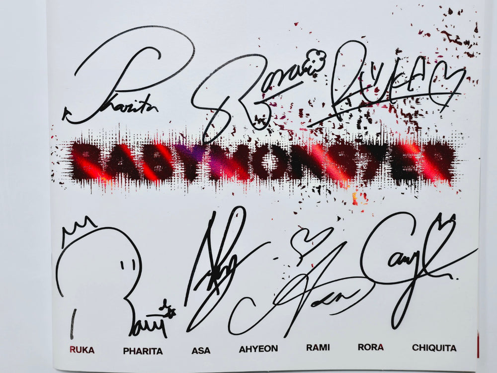 BabyMonster "BABYMONS7ER" - Hand Autographed(Signed) Album [24.5.13] - HALLYUSUPERSTORE