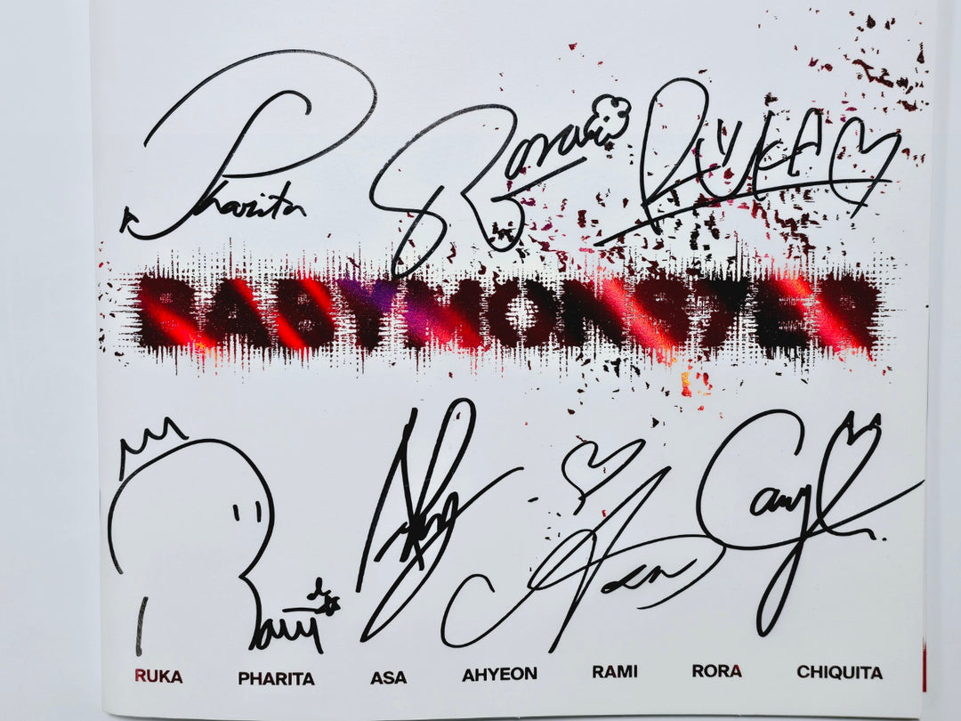 BabyMonster "BABYMONS7ER" - Hand Autographed(Signed) Album [24.5.13] - HALLYUSUPERSTORE