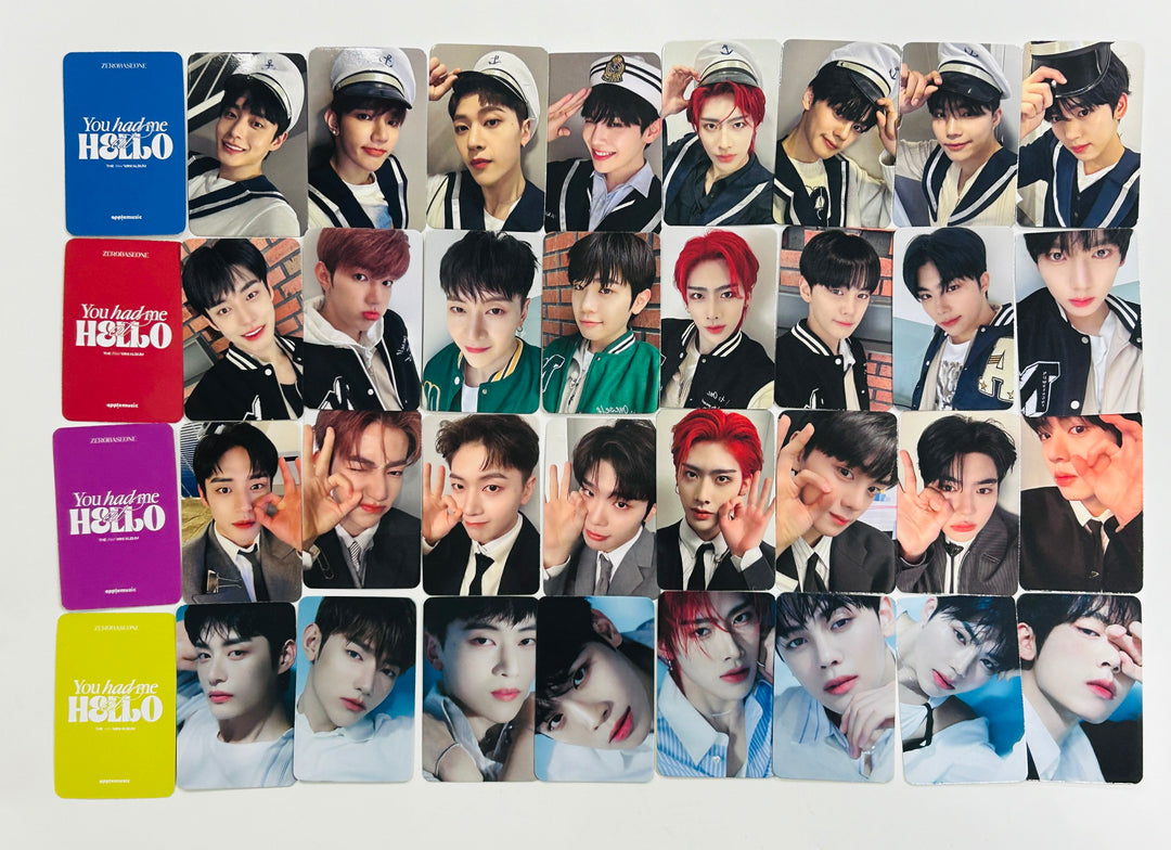 ZEROBASEONE(ZB1) "You had me at HELLO" - Apple Music Lucky Draw Event Photocard [Standard, Digipack, Standard &amp; Digipack Set Ver.] [24.5.14] - HALLYUSUPERSTORE