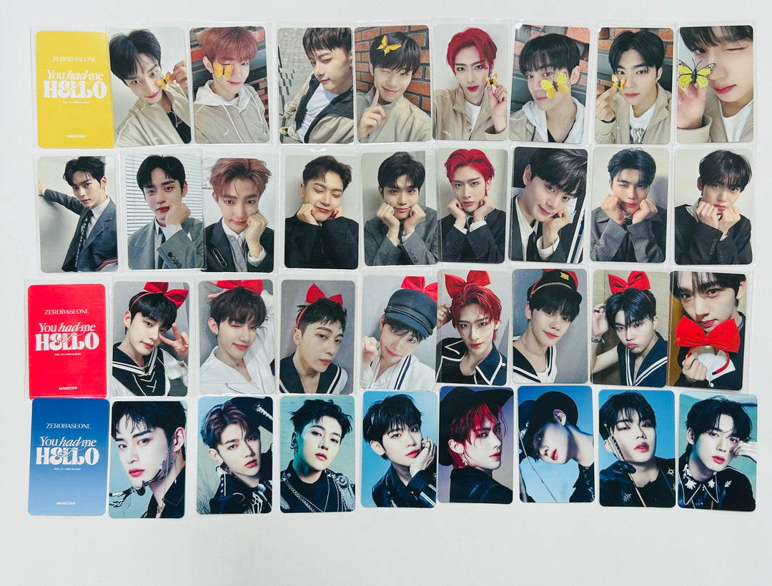 ZEROBASEONE(ZB1) "You had me at HELLO" - Makestar Lucky Draw Event Photocard [Standard, Digipack, Standard &amp; Digipack Set Ver.] [24.5.14] - HALLYUSUPERSTORE