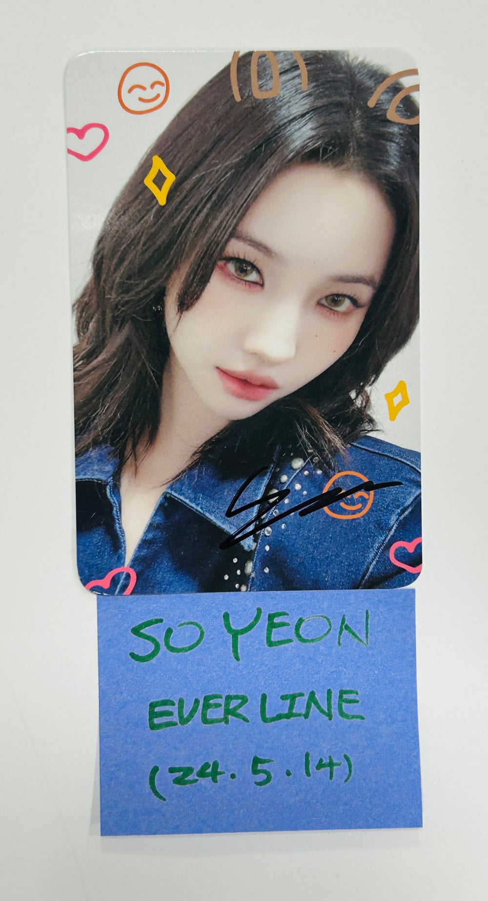 Soyeon (Of (g) I-DLE) "2" 2nd Full Album - Hand Autographed(Signed) Photocard [24.5.14] - HALLYUSUPERSTORE