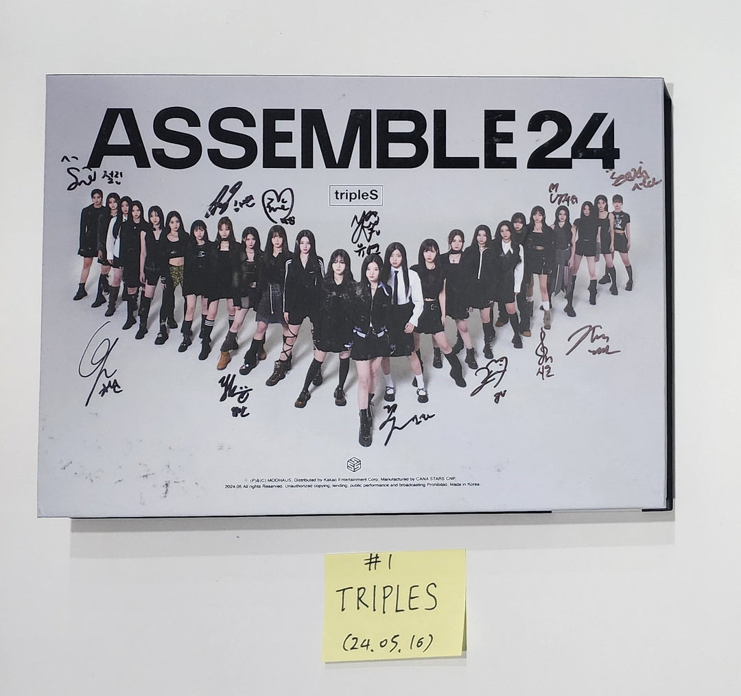 tripleS "ASSEMBLE24" - Hand Autographed(Signed) Promo Album [24.5.16] - HALLYUSUPERSTORE