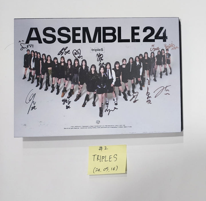 tripleS "ASSEMBLE24" - Hand Autographed(Signed) Promo Album [24.5.16] - HALLYUSUPERSTORE