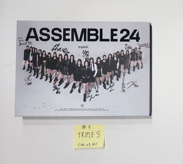 tripleS "ASSEMBLE24" - Hand Autographed(Signed) Promo Album [24.5.16] - HALLYUSUPERSTORE