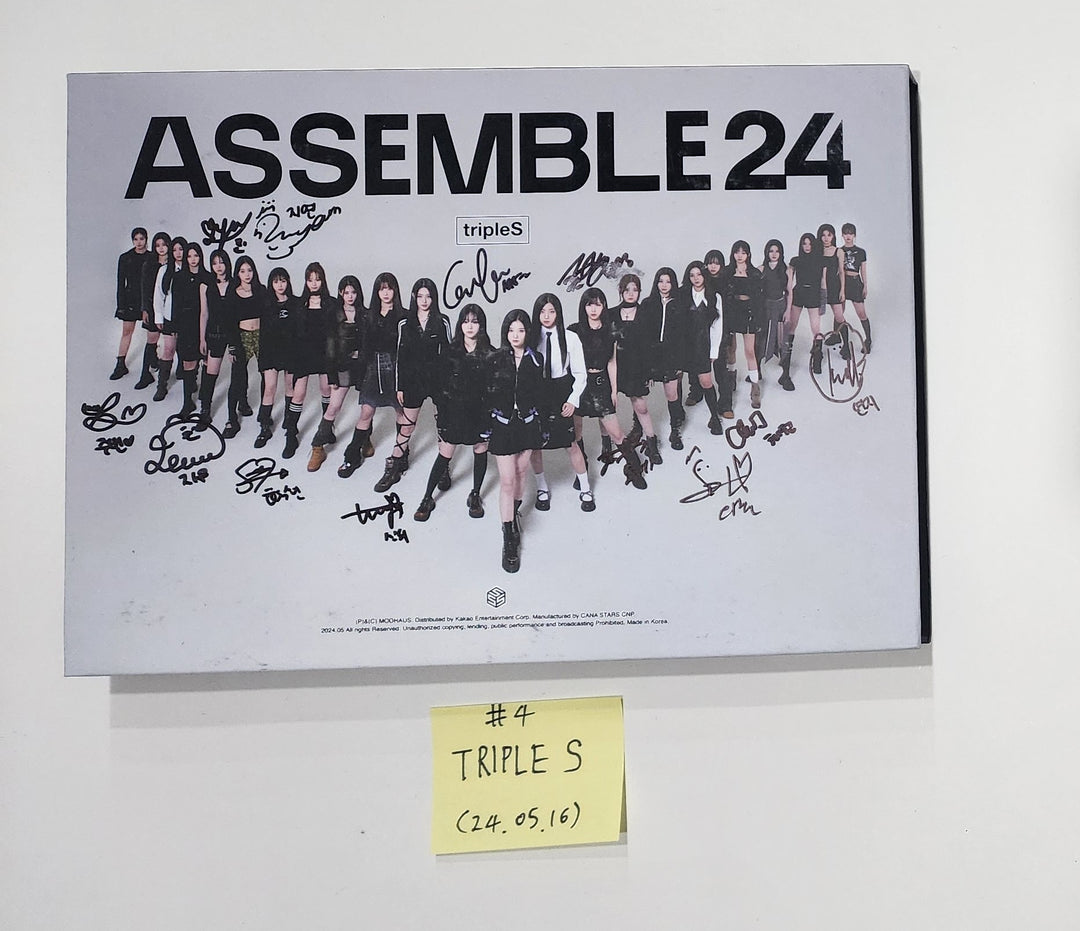 tripleS "ASSEMBLE24" - Hand Autographed(Signed) Promo Album [24.5.16] - HALLYUSUPERSTORE