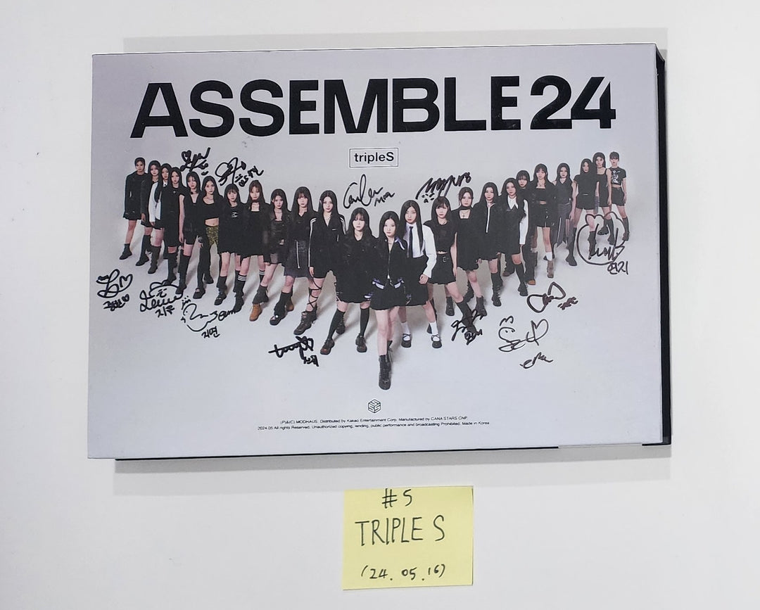 tripleS "ASSEMBLE24" - Hand Autographed(Signed) Promo Album [24.5.16] - HALLYUSUPERSTORE